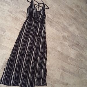 Black and white maxi